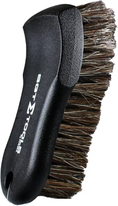 ESCOVA ULTRA MACIA CRINA DE CAVALO CABO ERGONOMICO