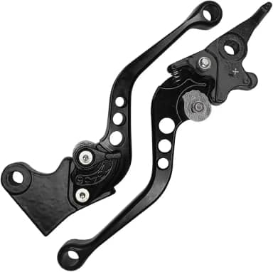 Manete Esportivo Com Regulagem Titan 125/150/160 Freio Á Disco/cb Twister Preto Black