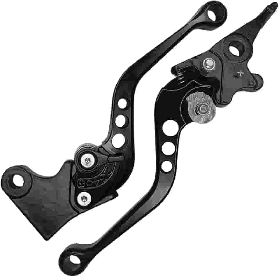 Manete Esportivo Com Regulagem Titan 125/150/160 Freio Á Disco/cb Twister Preto Black