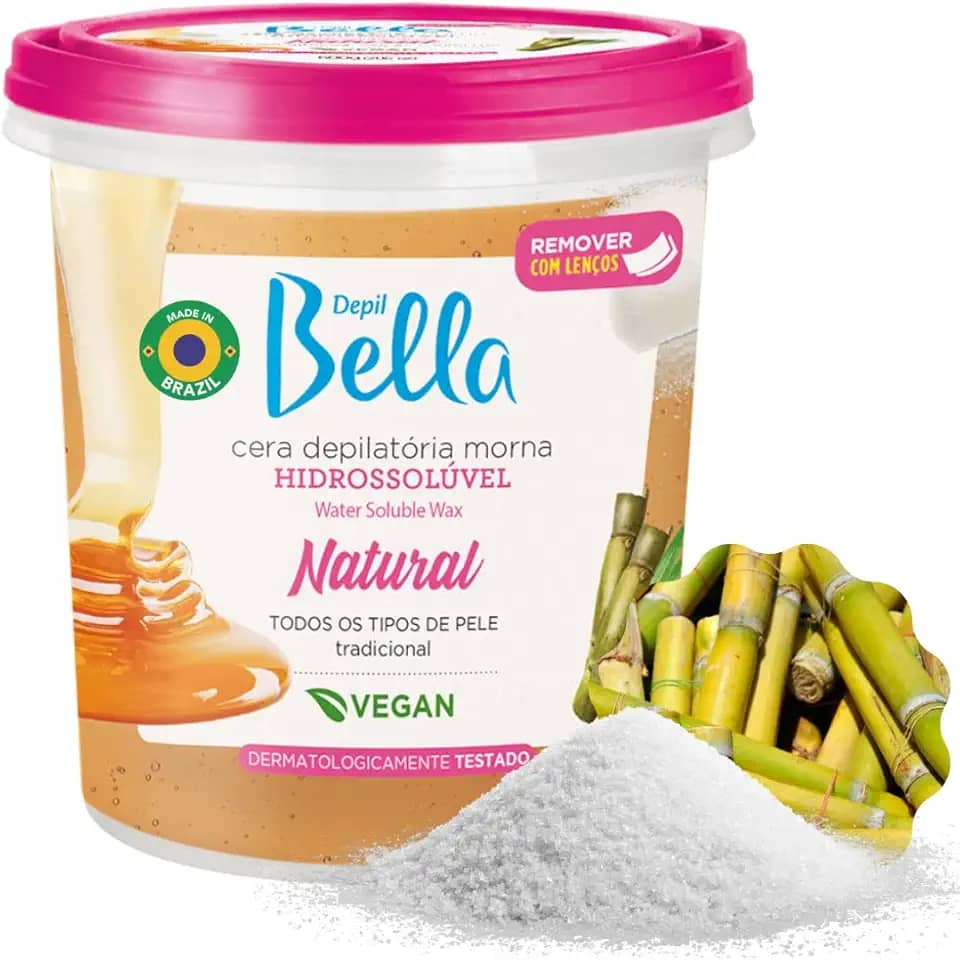 Depilbella Cera Hidro Natural 1300g, Depil Bella