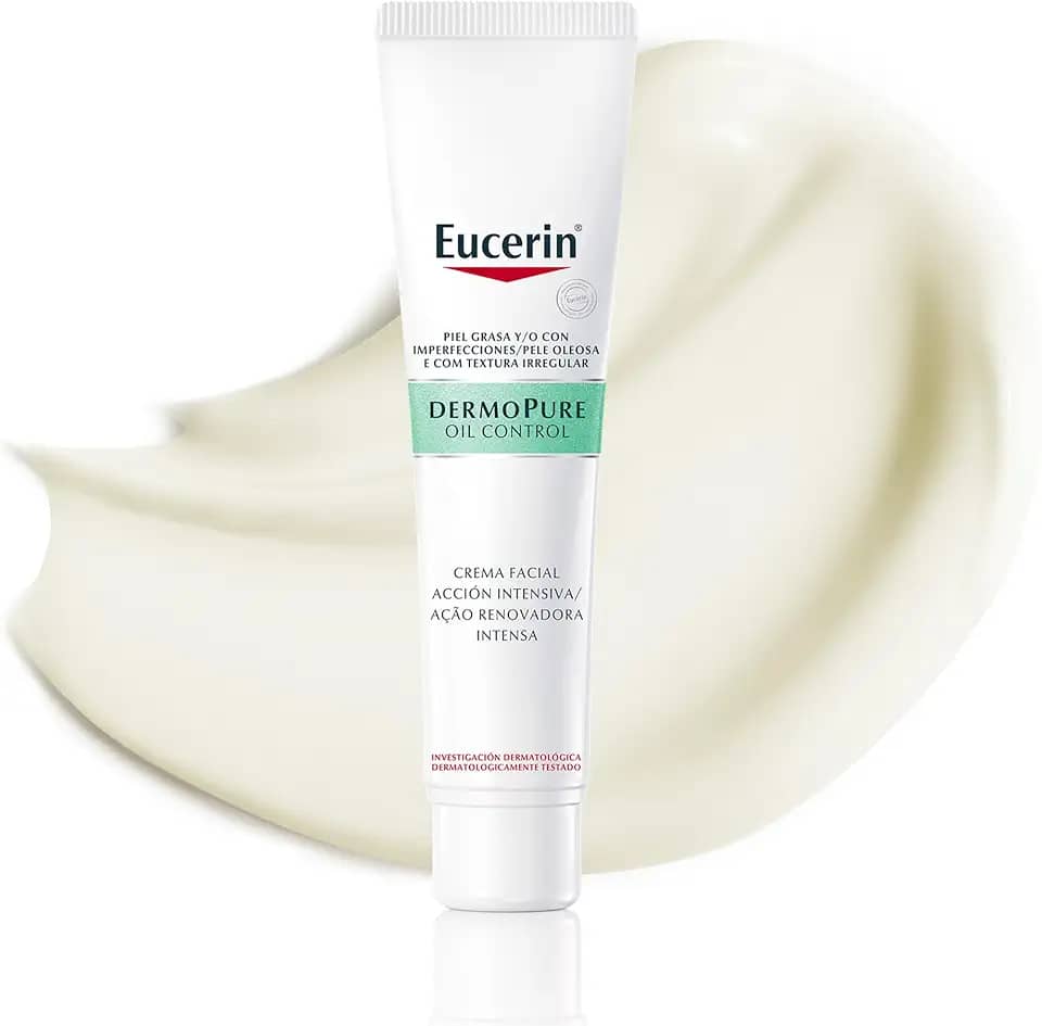 EUCERIN Sérum Facial Antiacne Ação Renovadora Intensa DermoPure 40ml, Peles Oleosas, Antioleosidade