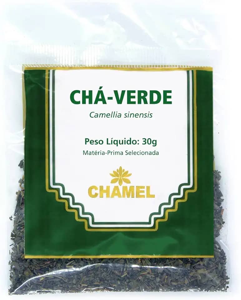 Chamel Chá Verde Folhas Natural 30 G