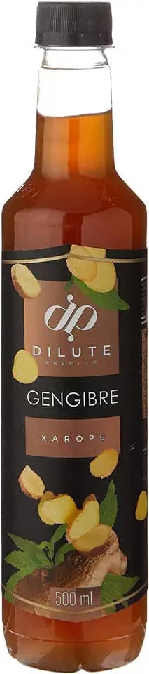 Dilute Xarope Gengibre Sabor Gengibre 500 Ml