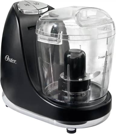 Oster Mini Processador, Chromer, 110V, Preto, 125W, 3320