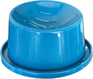 MY PET BRASIL - Comedouro Alto para Gatos, Comedouro Elevado, Contribui na Boa Postura, Ergonômico e Anti-Formiga, Cor: Azul