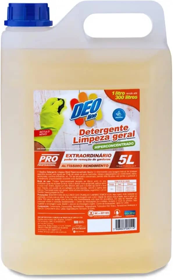 DETERGENTE 5L HIPER CONCENTRADO NEUTRO/UN/PREMISSE