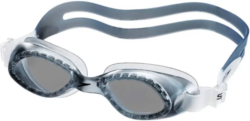 Óculos de Natação, Speedo, Legend, Lentes Antifog com Proteção UV, Vedação P