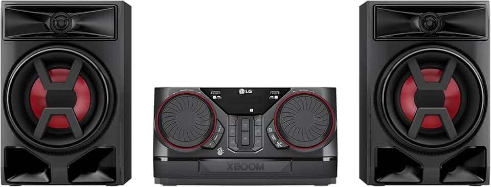 Mini System LG Xboom CK43N com Bluetooth 220W Bivolt Preto CK43N-FB.ABRALLK