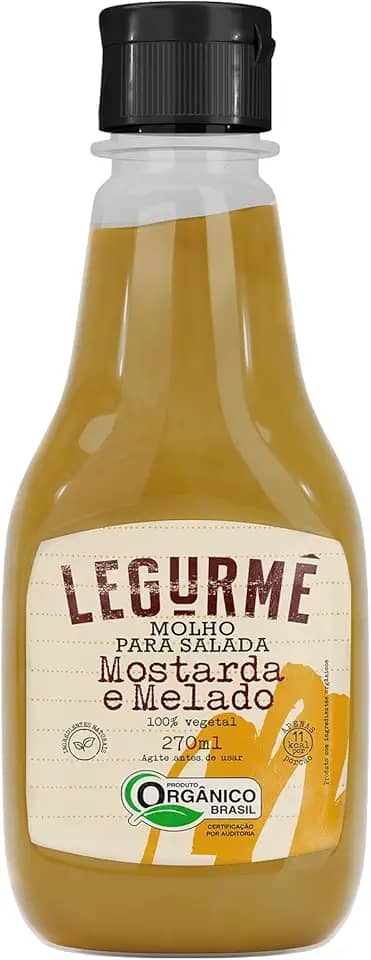 Legurmê Molho Org Salada Mostarda E Melado 270Ml