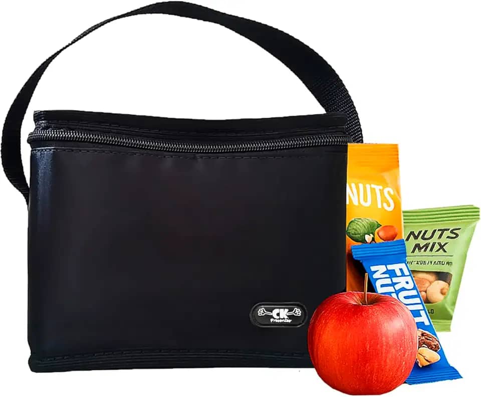 Bolsa Térmica Pequena Preta 2 Litros Para Marmita E Lanches