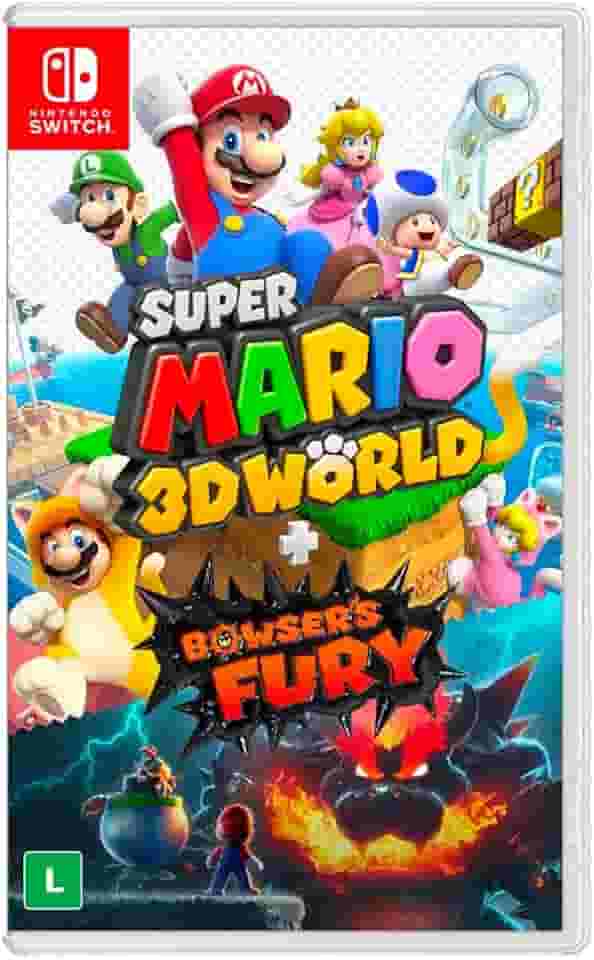 Nintendo, Jogo, Super Mario 3D World + Bowser's Fury, Nintendo Switch, Multijogador Disponível
