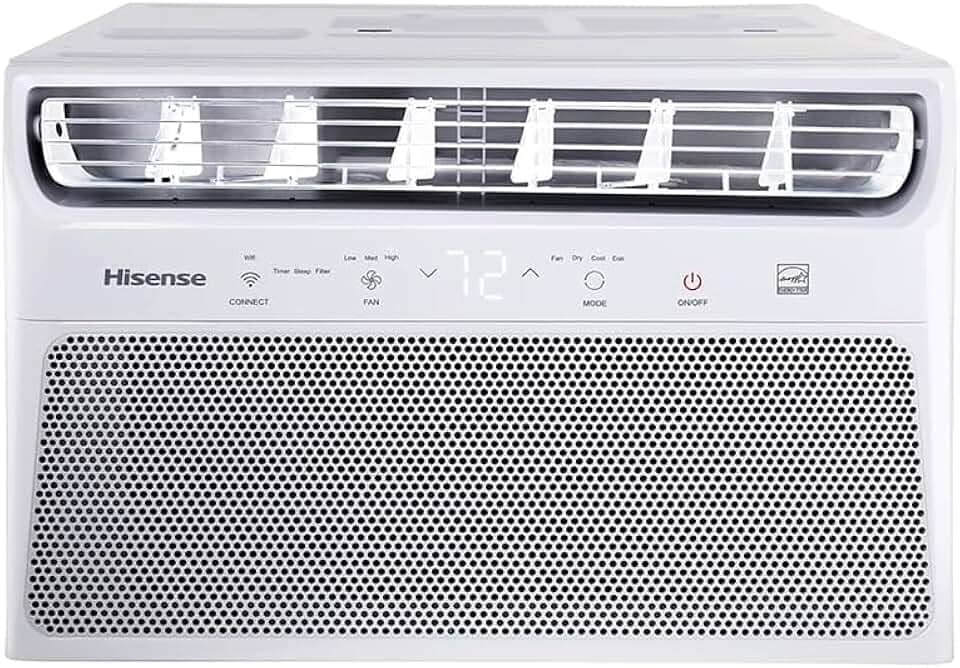 Ar Condicionado Janela Eletrônico Hisense com Wi-Fi 8.500 BTUs Frio R-32 AW08CWBRVGU01 – 127V