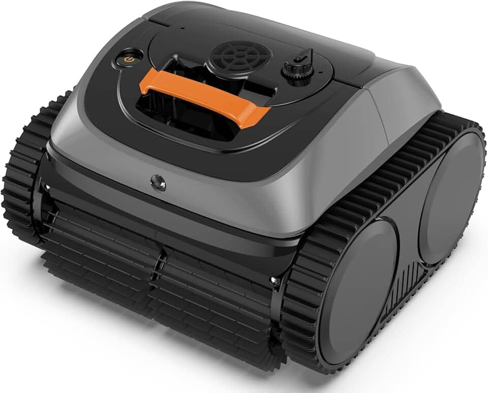 WYBOT Aspirador De Pó Robótico C1 Para Piscinas Enterradas, Limpador Sem Fio Com Autonomia 150 Minutos Até M², Limpeza Paredes E Linhas Água, Navegação Inteligente 4 Em 1, Suporte Aplicativo