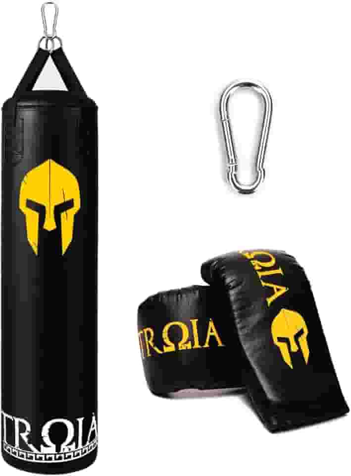 Troia Sport Saco De Pancada Tróia pró 160X100 + Luva, Preto