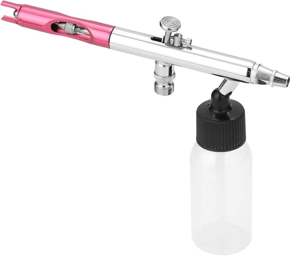 Conjunto de Aerógrafo Profissional 0 35mm para Pintura Artística Modelagem com Adaptador G1 8 Chave Ajuste 2 Copo Fluido Tampa Caneta e Suporte Metal