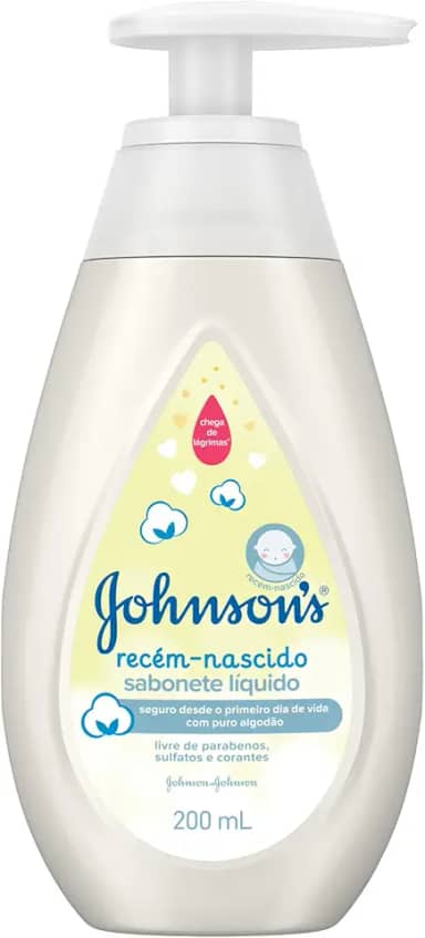 Johnson's Baby Sabonete Líquido Recém Nascido, 200ml