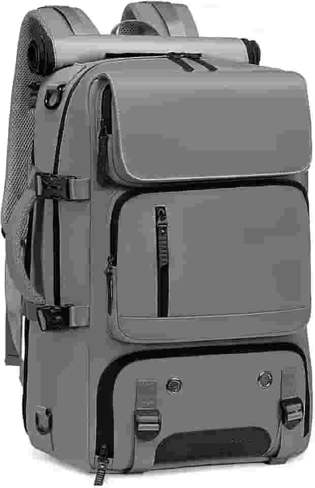 Mochila Reforçada com Compartimentos para Notebook e Tablet – Resistente à Água, USB, Engate de Mala – Masculina e Feminina para Viagem, Trabalho e Dia a Dia