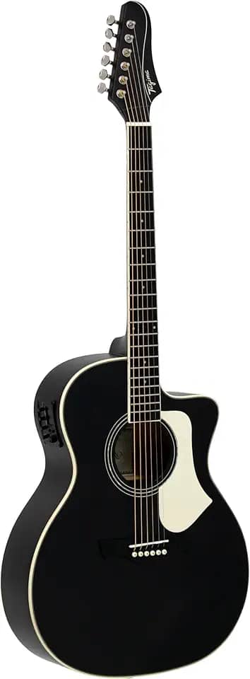 VIOLÃO GRAND AUDITORIUM CUTAWAY EQ AÇO T/SPRUCE B/S AGATHIS LATIN AMERICA RIO NEGRO BKS TAGIMA