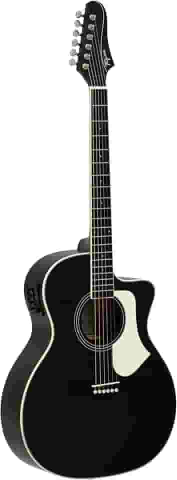 VIOLÃO GRAND AUDITORIUM CUTAWAY EQ AÇO T/SPRUCE B/S AGATHIS LATIN AMERICA RIO NEGRO BKS TAGIMA