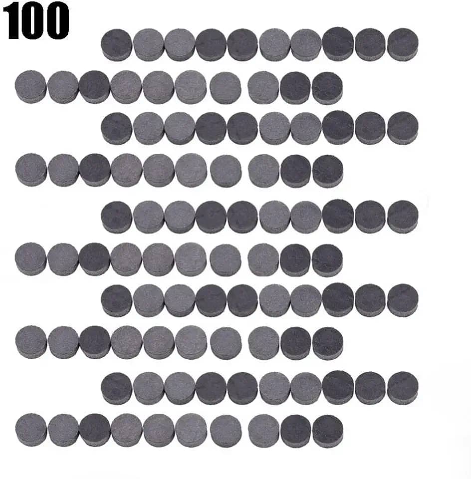 100 peças Marcadores de escala com pontos embutidos para bandolim guitarra baixo banjo ukulele, diâmetro 6,3 mm/6 mm/5 mm (preto) (6 mm) marcadores de traste para guitarra