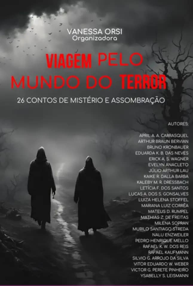Clube de Autores, Livro Viagem pelo mundo do terror - 26 contos de mistério...