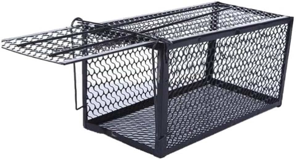 Ratoeira Armadilha Pega Rato Gaiola Grande Com Mola Roedores Captura Eficiente Para Controle De Pragas Em Ambientes Internos E Externos Com Design Seguro E Reutilizável Para Pequenos Roedores