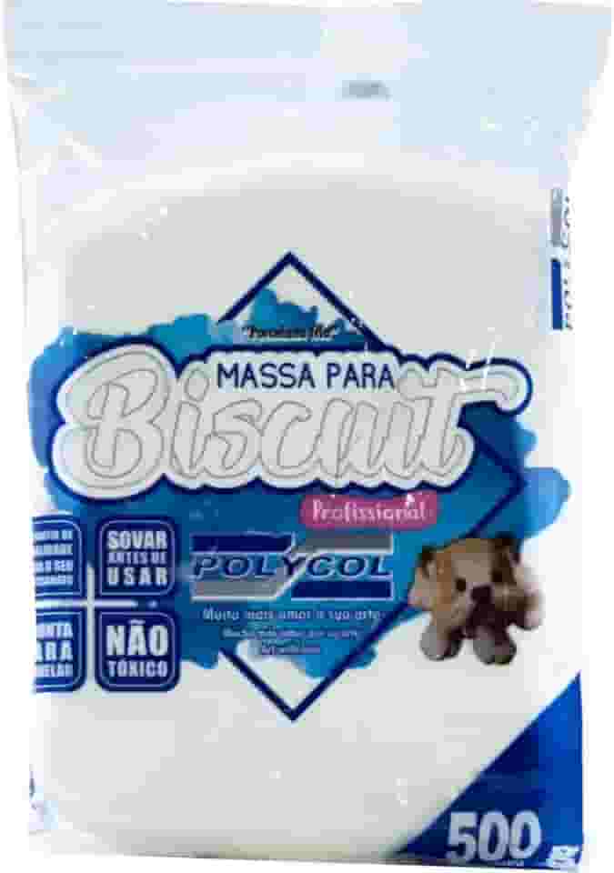 Massa De Porcelana Fria Biscuit 500G Super Branca - 93547