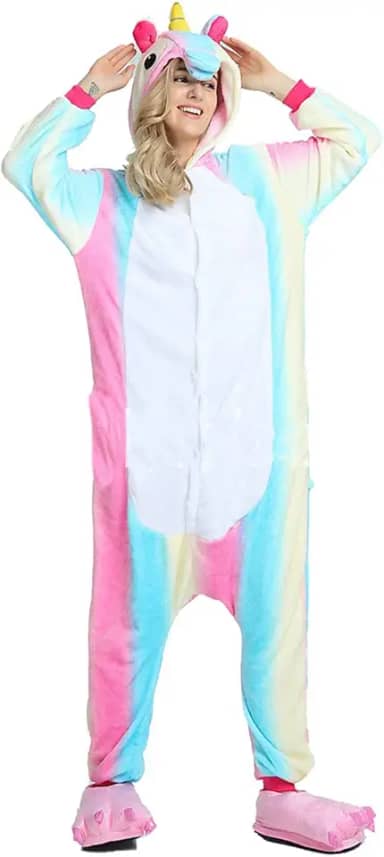 Pijama Macacão Personagens Kigurumi Adulto Unissex Quentinhos