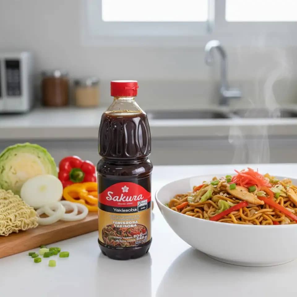 Molho Pronto para Yakissoba 500ml Sakura