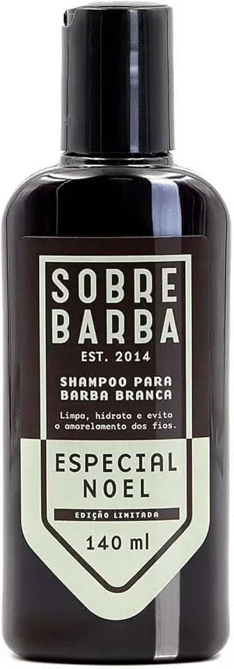 Shampoo Sobrebarba para Barbas Brancas 140mL