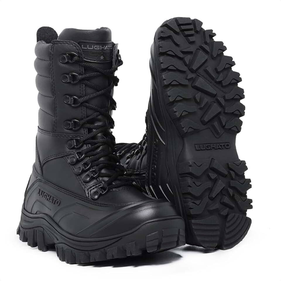 Coturno Militar Bota Tática Com Zíper Attack Reforçado Resistente a água LUGHATO OFICIAL