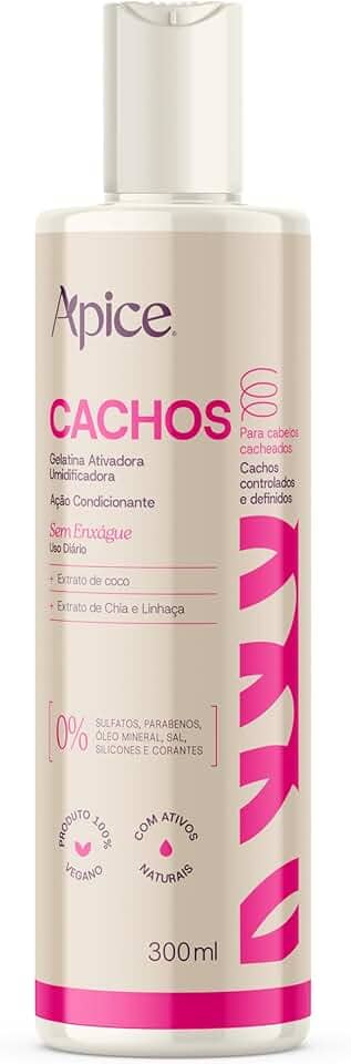 Gelatina Ativadora e Umidificadora Cachos 300ml - Nova Fragrância