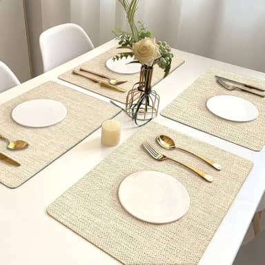 4 Jogo Americano Florença Bg Impermeável Limpa Fácil Pvc