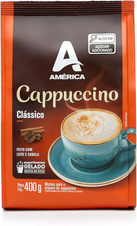 América Cappuccino em Pó Clássico 400g