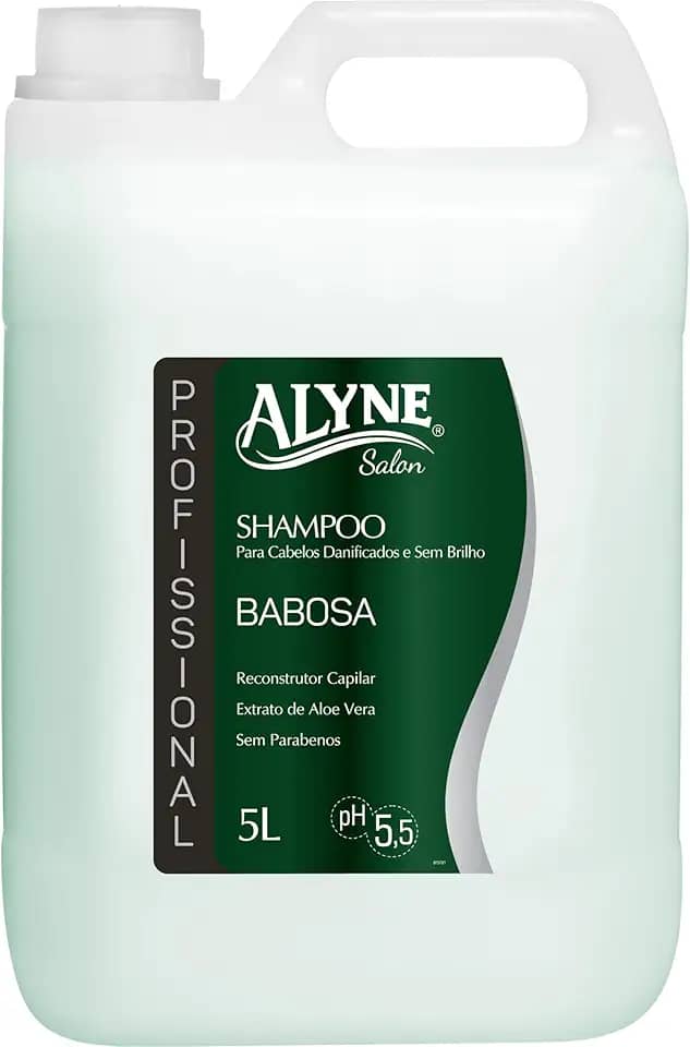 Alyne, Shampoo para cabelos, Babosa, 5 Litro, Verde