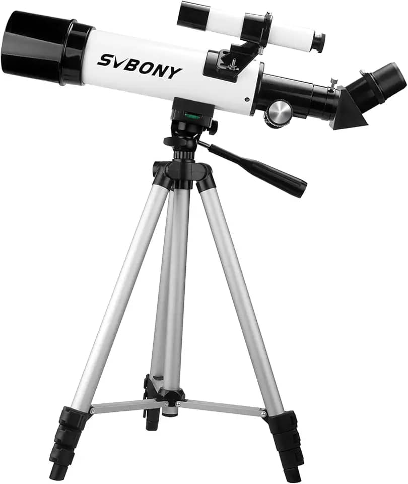 Telescópio para adultos, fácil de usar, telescópios astronômicos com abertura de 60 mm para crianças, telescópio refrator portátil com óptica multi-revestida