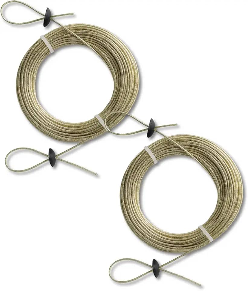 Kit 2 Cordas Para Varal Aço Encapado Resistente Revestida