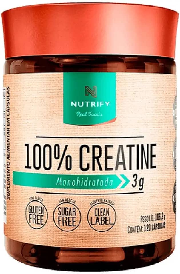 Creatine 100% Creatina Monohidratada Nutrify 120 Cápsulas