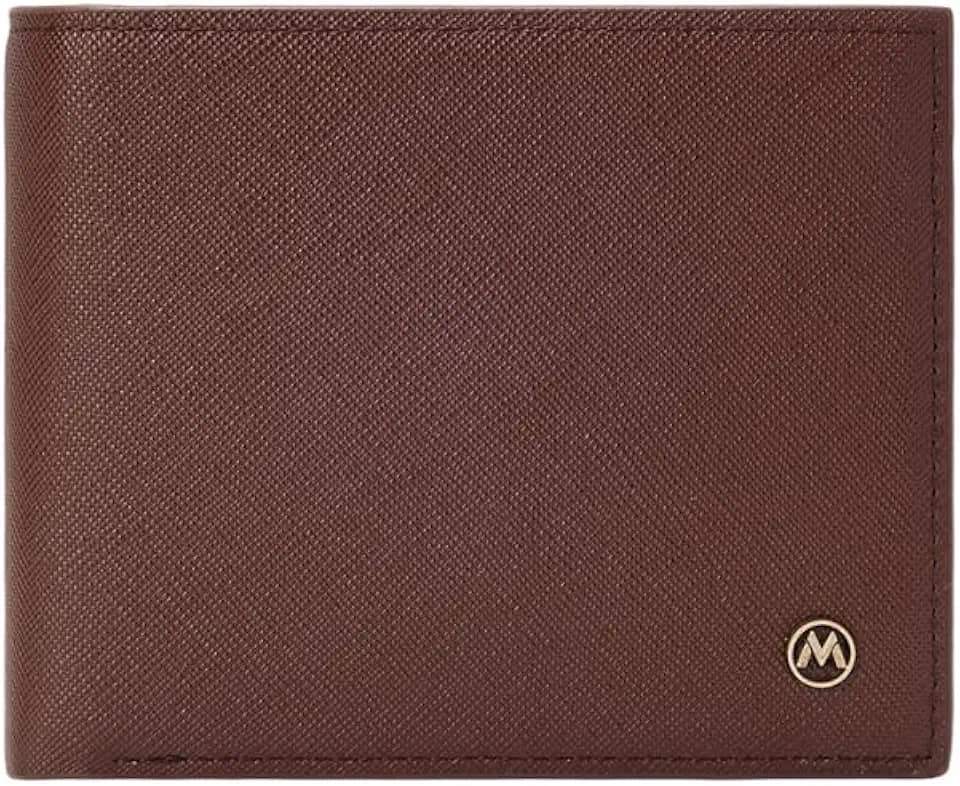 Carteira Masculina Slim De Couro Anti Roubo Compacta Portátil Para Cartões Dinheiro Com Caixa De Presentear Estilo Prática Anti-furto Proteção RFID - MANDU