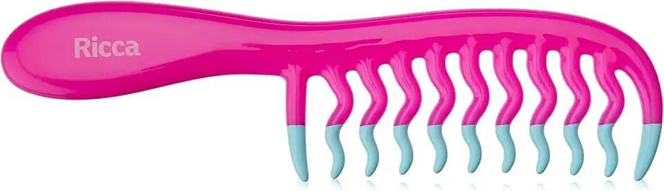 Ricca Pente Cachos & Ondas Pink