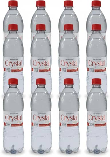Água mineral com gás 510ml - Crystal Premium - - Fardo c/12