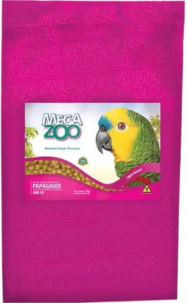 Ração Megazoo Extrusada Regular Bits para Papagaios am16 4kg
