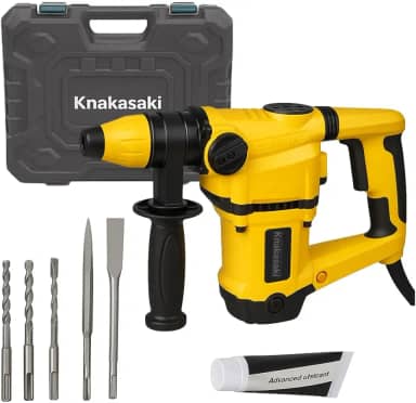 Martelete Rompedor 1600W Profissional com Brocas Maleta SDS-Plus (110Volts)