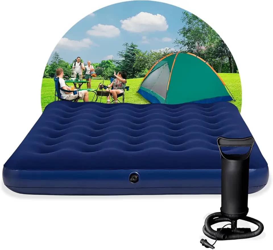 Colchão Inflável Casal Premium + Bomba De Ar