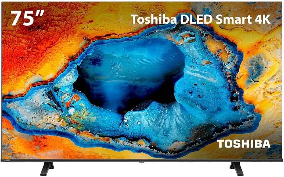 Smart TV DLED 75" 4K Toshiba 75C350NS VIDAA 4 HDMI 2 USB Wi-Fi - TB033M