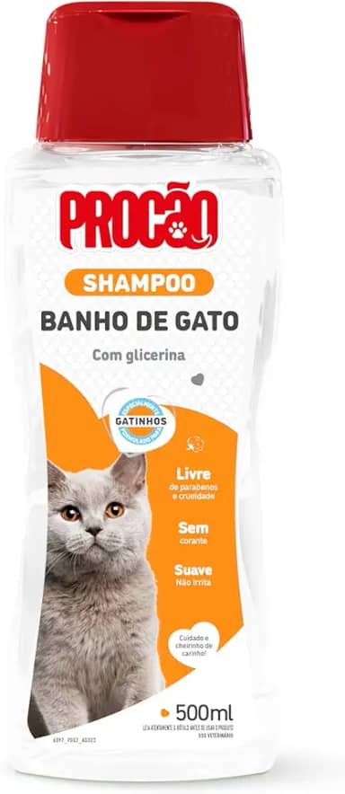 Shampoo Banho de Gato 500 ml PROCÃO