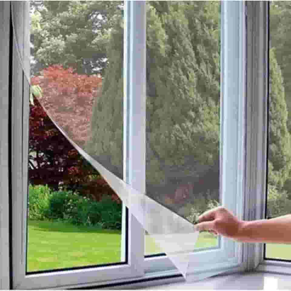 Kit 02 Telas Mosquiteiro para Janela Proteção Eficiente Contra a Entrada de Mosquito e Isentos 1,30 x 1,50Cm