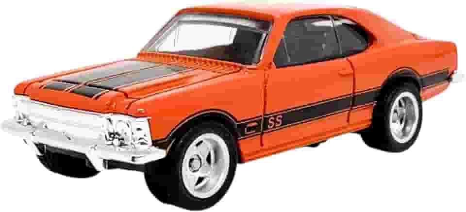 Miniatura Opala Ss 1978 1:64 Pneu Emborrachado - Laranja