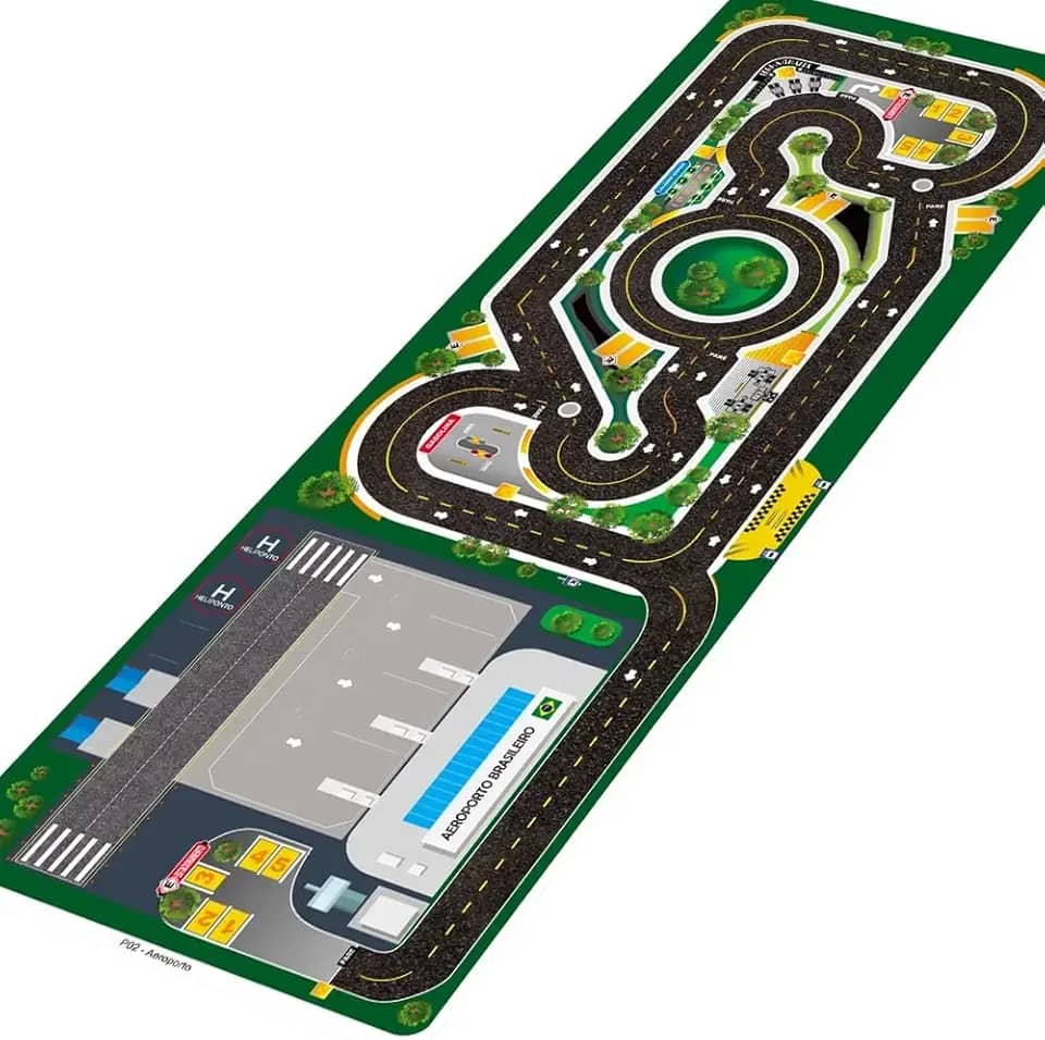 Pista Para Carrinhos Mega Pista com Aeroporto