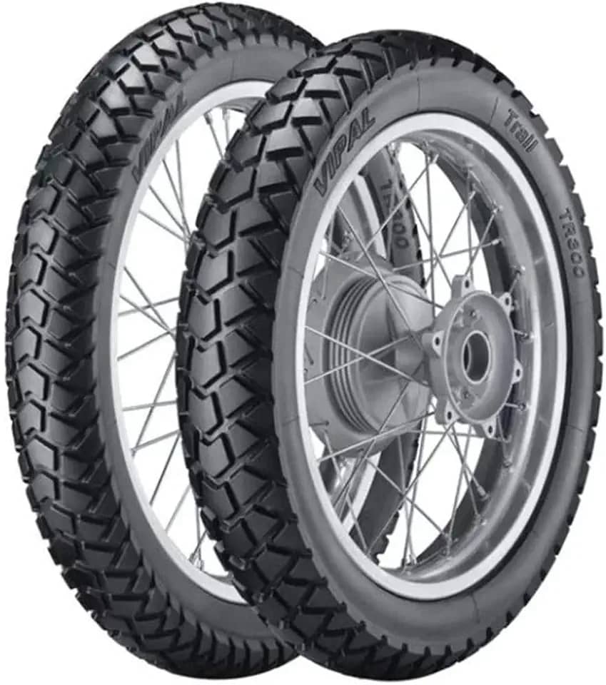 Par Pneu Bros 150 Xre 190 Crosser 150 110/90-17 + 90/90-19 Tr300 Vipal